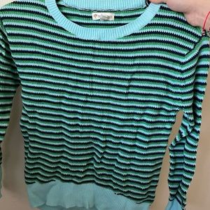 Stripped Ribbed Knit sweater